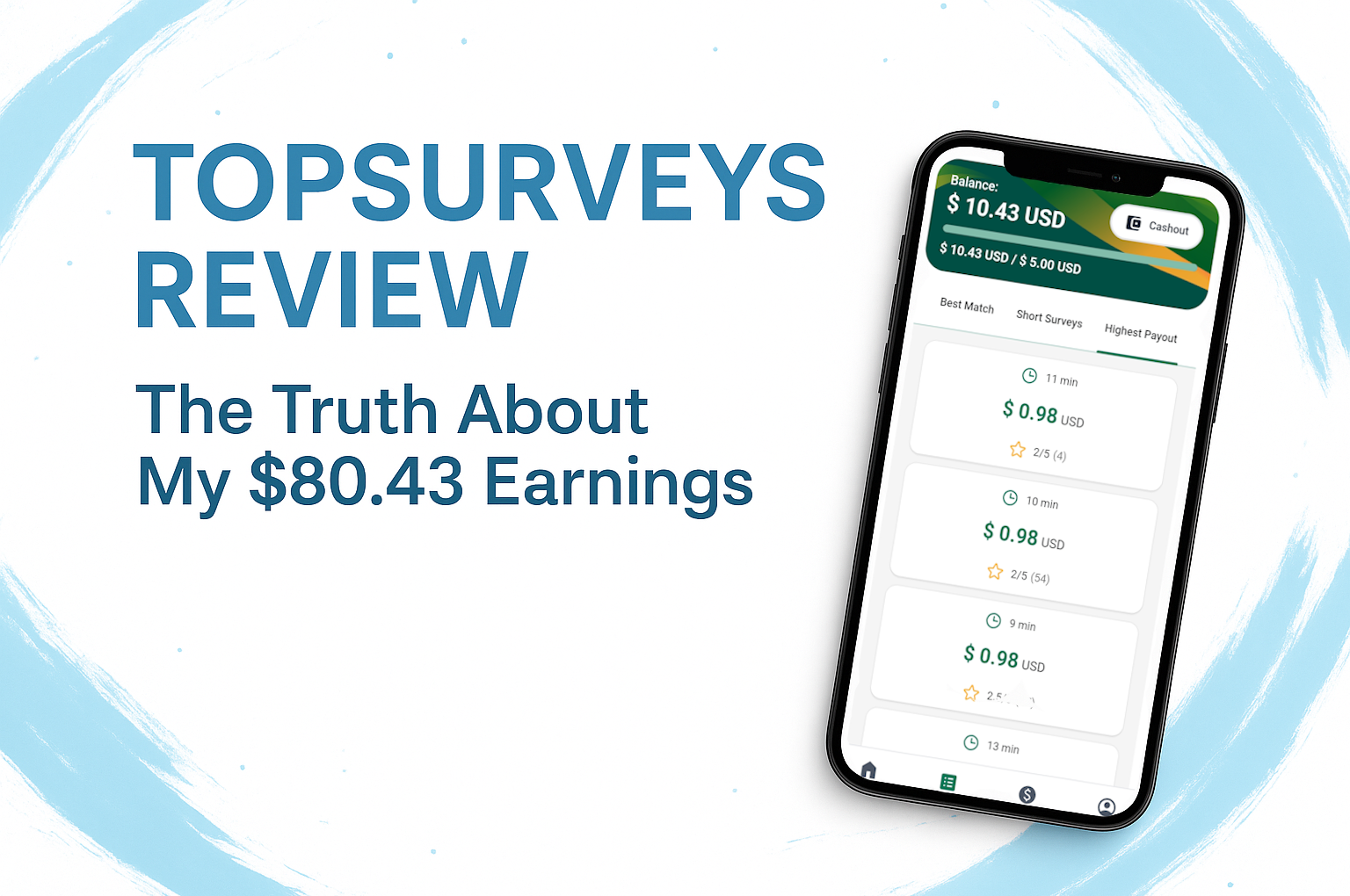 TopSurveys Review: The Truth About My $80.43 Earnings