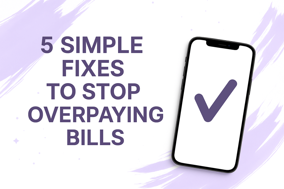 Stop Overpaying Bills - Image
