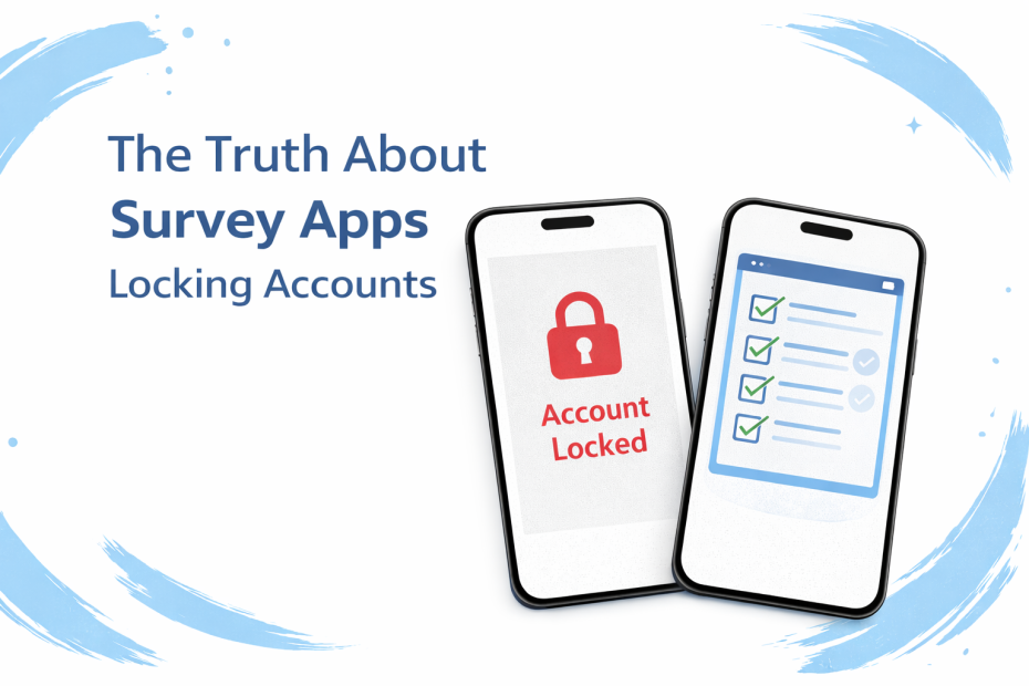 Survey Apps Locking Accounts - Featured Image